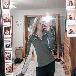 VS Pink athletic quarter zip!!